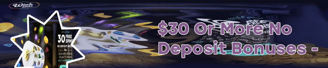 30 free no deposit casino